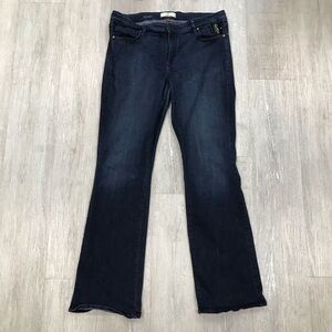 Cookie Johnson GRACE BOOTCUT Dark Blue Jeans, Bootcut - Waist Size 36, TALL